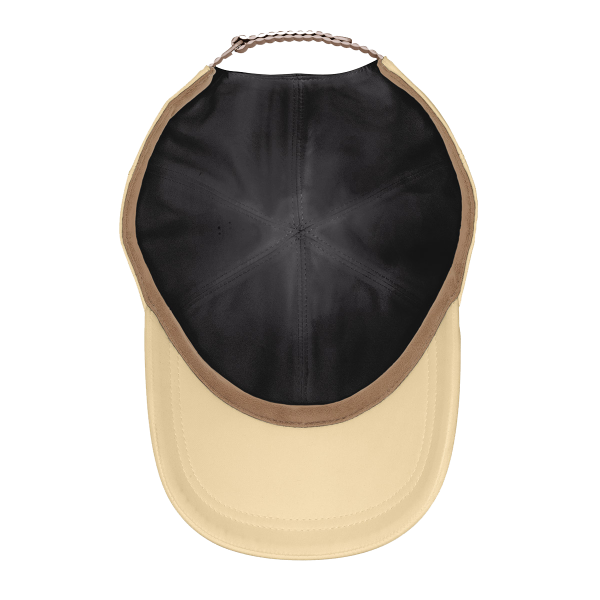 Gild Luxury Baseball Cap Tan, Inside View