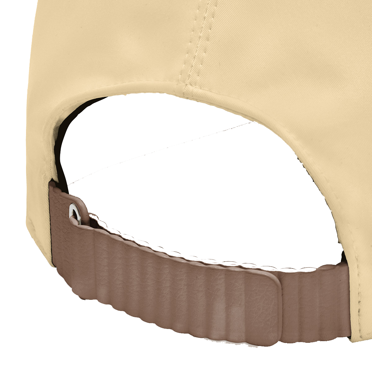 Gild Luxury Baseball Cap Tan, Back Side View